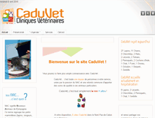 Tablet Screenshot of caduvet.fr